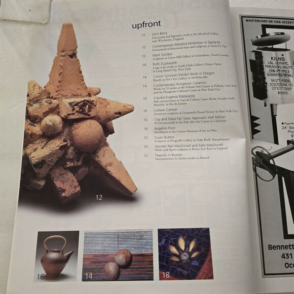 Ceramics Monthly Magazine December 2002 Volume 50 Number 10 Featuring Karen Shap - Picture 3 of 7
